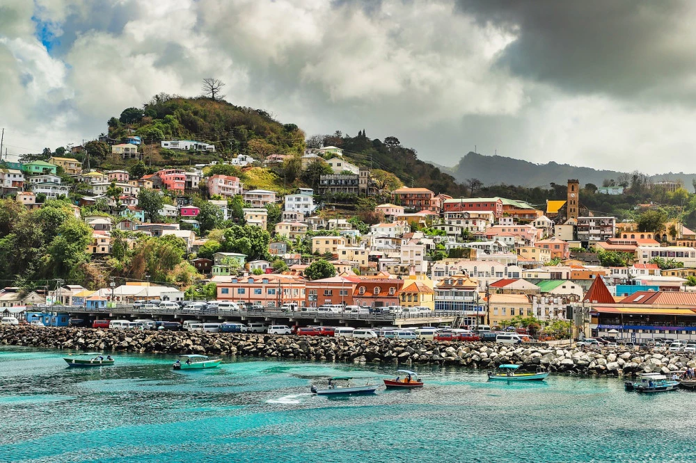 Beach town in Grenada